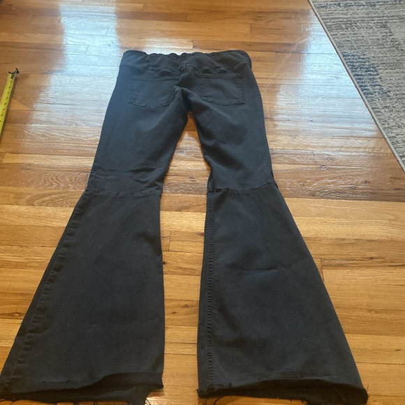 Free people black stretch big flare Jean - Picture 4 of 4